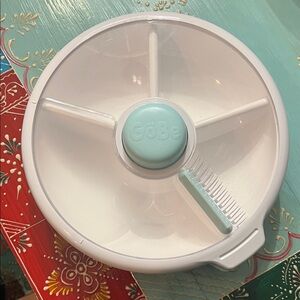 White and Blue Snack Organizer